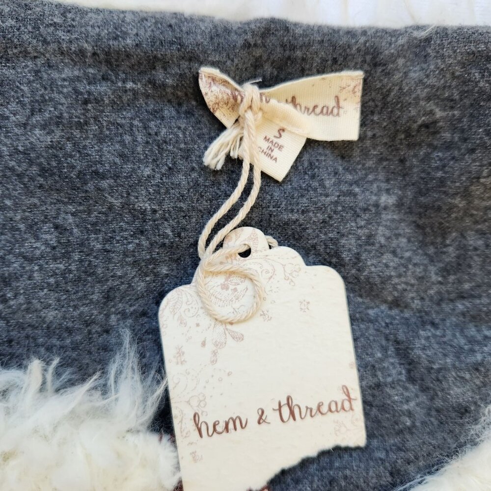 Boho Faux Fur Vest Tribal Pockets Soft Cozycore Hippie Western Rodeo Cowgirl S - Picture 5 of 11